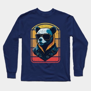 bear with sunglasses Long Sleeve T-Shirt